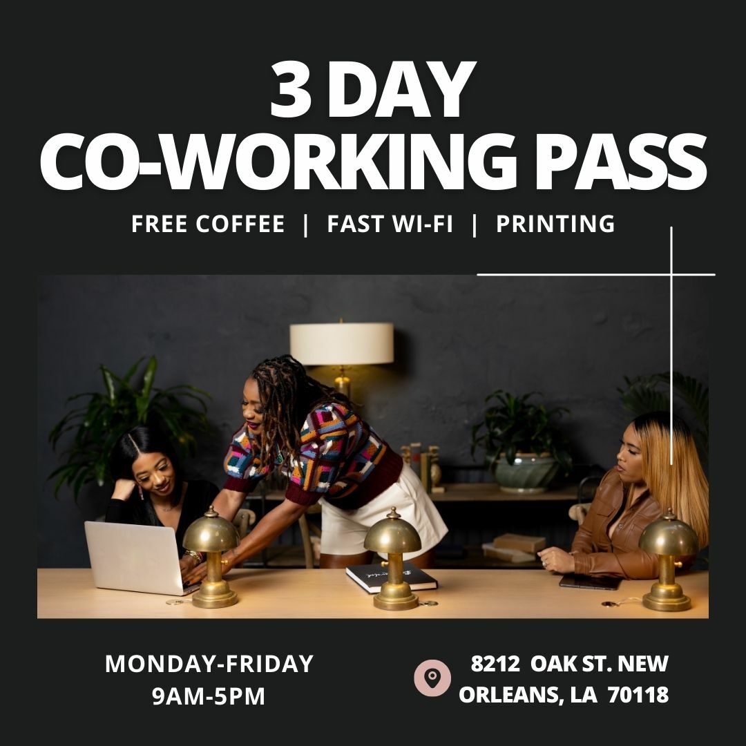 Co-working 3 Day Pass